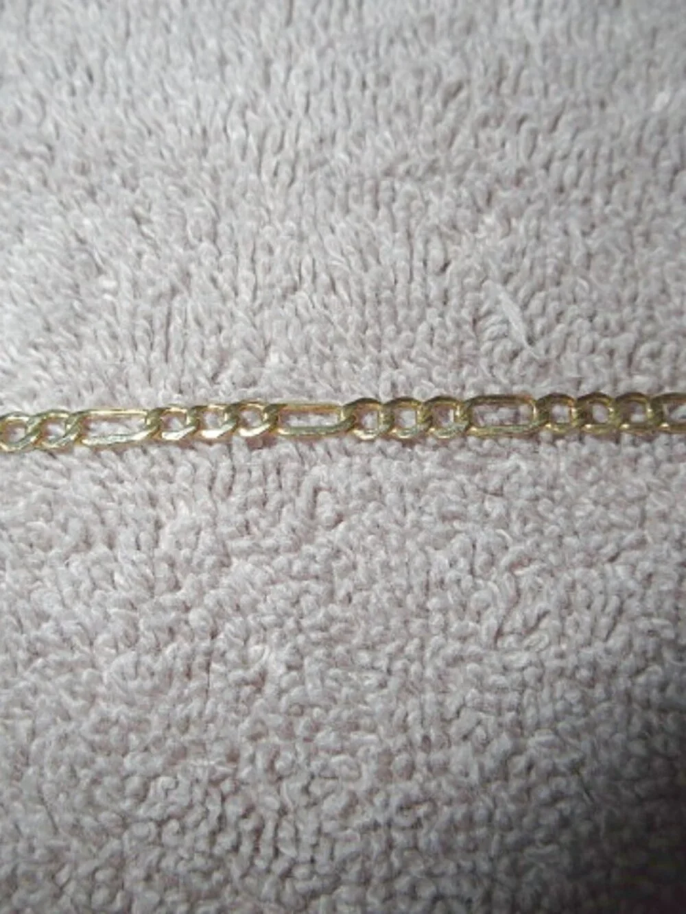 10K Solid Gold Mariner Anchor Anklet Chain 10